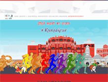 Tablet Screenshot of marathonjaipur.com